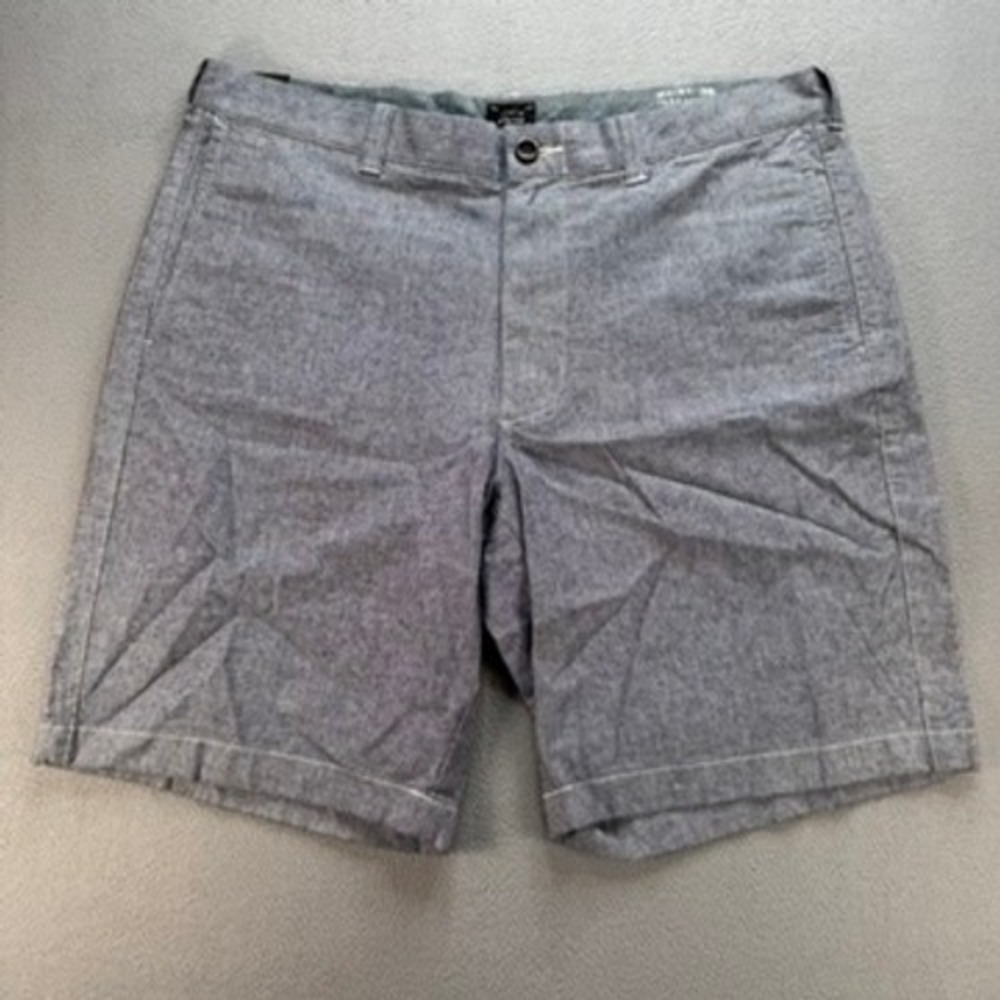 J.Crew Shorts Mens 35 (FIT 36) Stretch Chino Casual‎ Chambray Style Preppy NWT